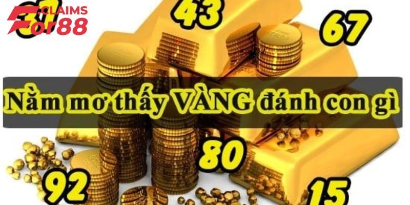 Mơ thấy vàng đang nổi trên mặt nước